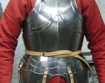 Medieval Steel Upper Body Armor Breastplate Knight Cuirass Jacket/Chest