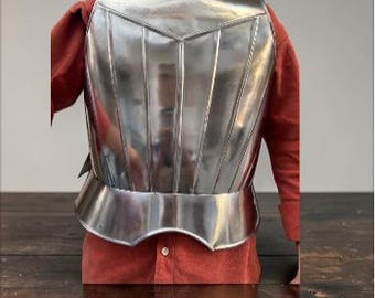 Medieval Knight Steel Breastplate Armor – Handmade Gothic Cuirass Costume – LARP Renaissance Warrior Chest Armor – Collectible Armor Gift