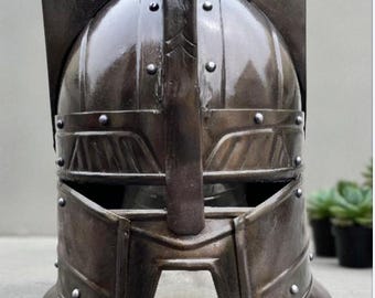 Moria Dwarven Warrior Helmet LOTR Inspired Medieval Armor for LARP Cosplay Gift