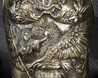 18 Guage Medieval Steel Armor Roman Cuirass Reenactmavent Costume Breastplate GT