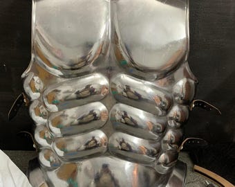 Medieval Knight Steel Muscle Armor | Handmade Gladiator Chest Plate Cuirass | Costume, Cosplay & LARP Armor"