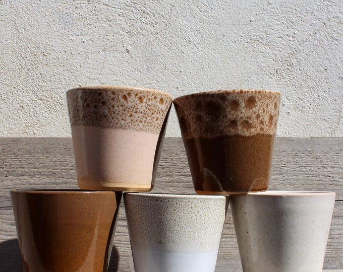 Handcrafted Rimless Ceramic Pot
