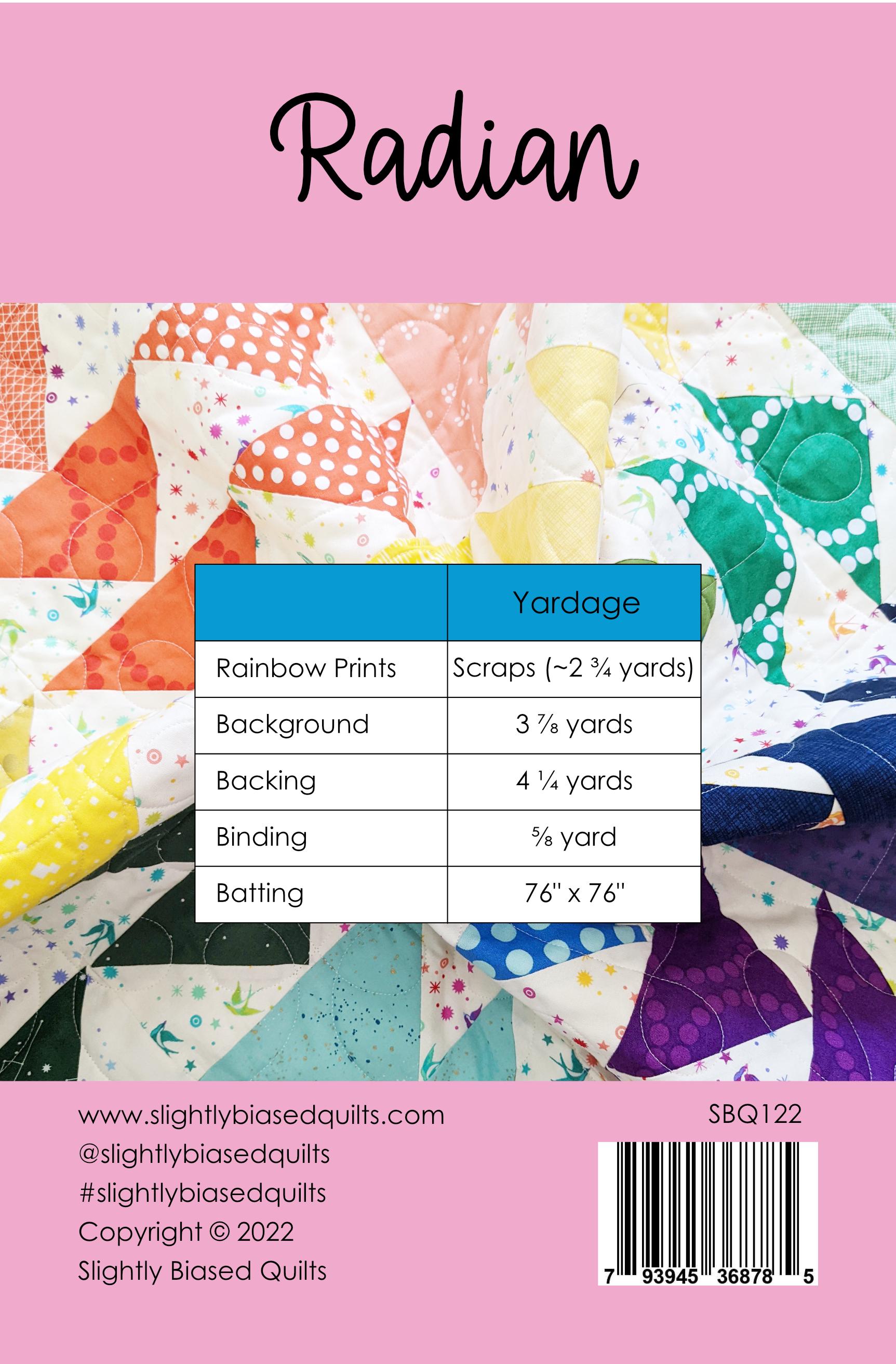 Radian PAPER Quilt Pattern - Etsy