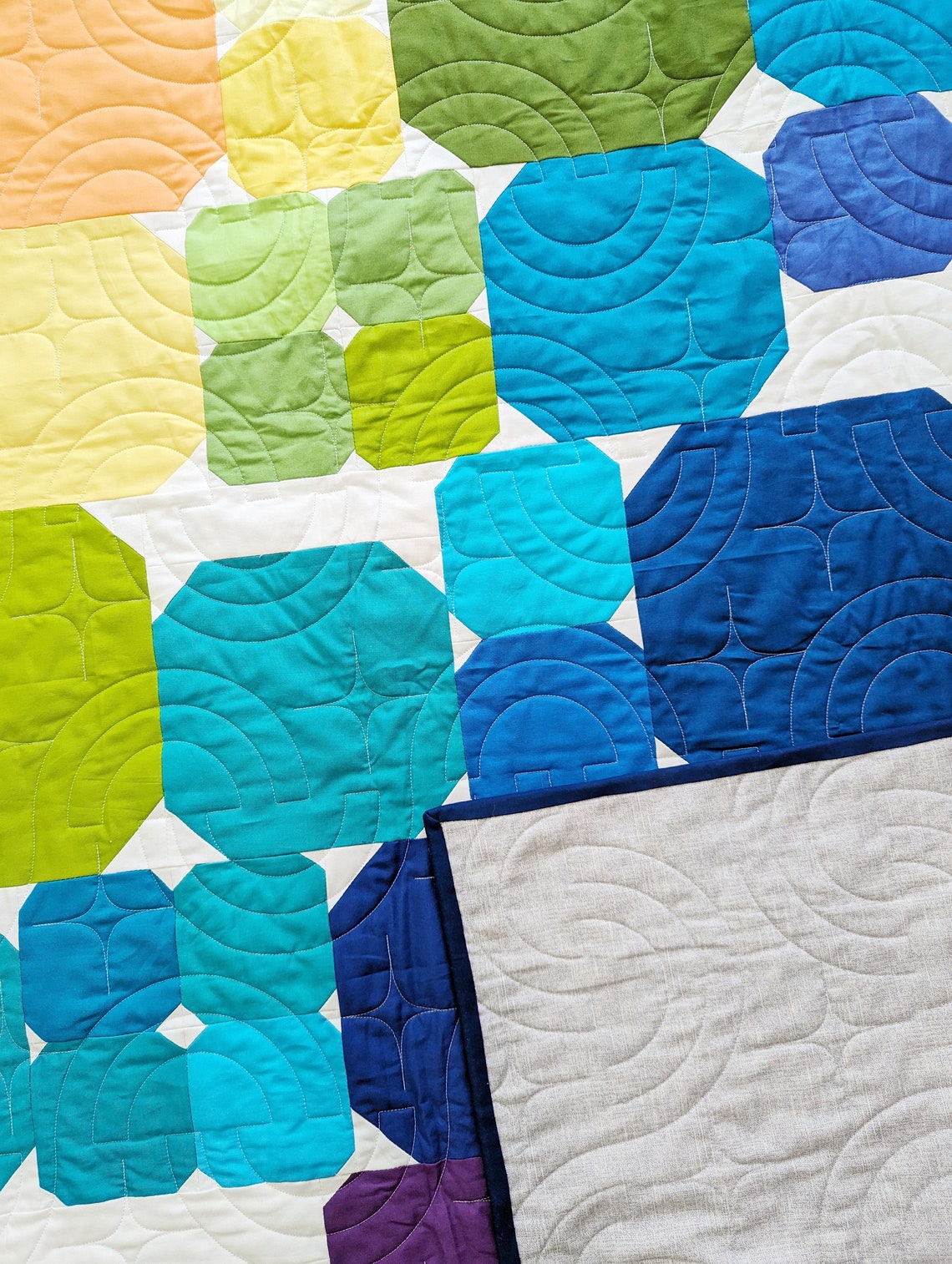 Snowball Pattern PDF *scrap Friendly* Pom Pom by Slightly Biased Quilts ...