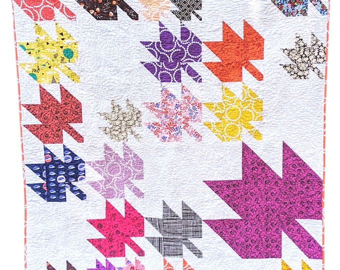 Fall Colours PDF Quilt Pattern in 3 Sizes - Etsy Canada