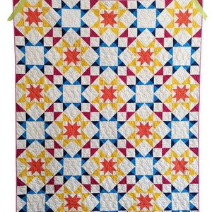 Star Quilt Pattern PDF *Scrap Friendly* Glam by Slightly Biased Quilts