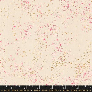 Speckled Metallic Neon Pink, 3.5 Yards
