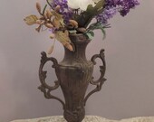 Antique French Bronze Urn French Urn French Bronze Vase Bronze Flower Vase Decorative Bronze Vase French Decor Garden Decor