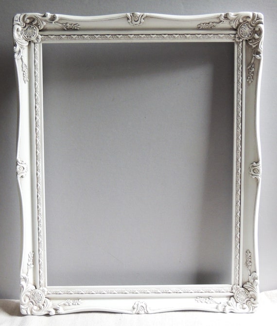 14 X 18 White Picture Frames Vintage Frame Image 0