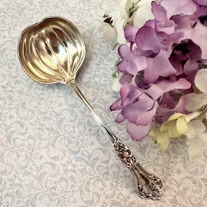 Antique Sterling Cream Ladle, Silver Sauce Ladle, Sterling Serving Ladle, Wedding Gift, Hostess Gift, Mothers Day Gift, Gift Idea