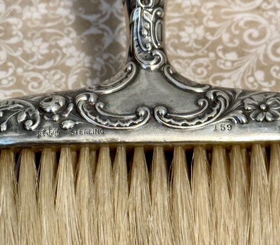Sterling Silver & Horsehair Table Crumb Brush