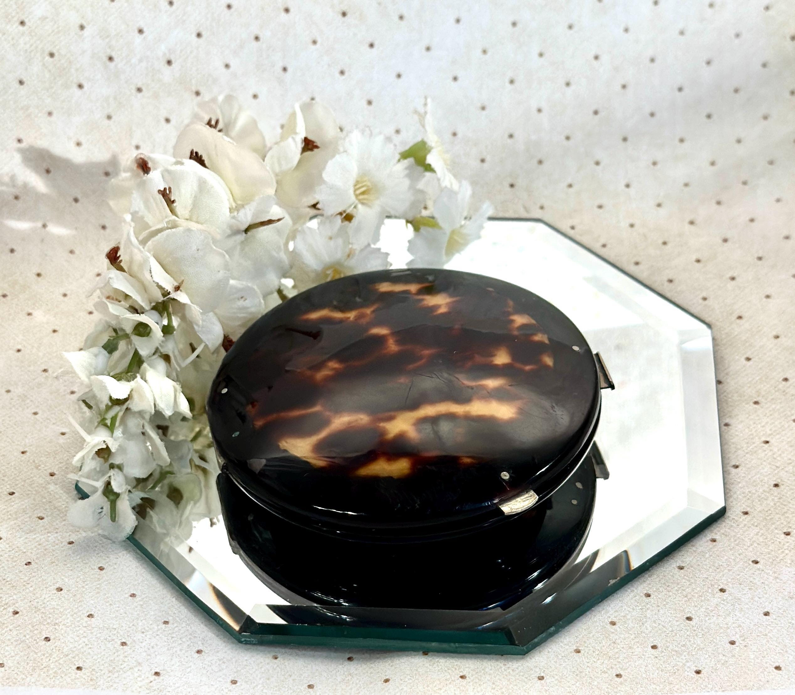 Vintage Shell Compact Mirror - Etsy