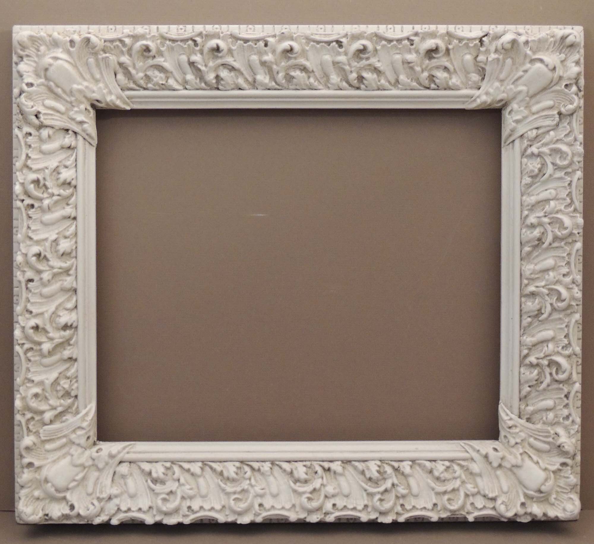 Vintage 10 x 12 White Frame 10x12 Ornate Picture Frame Wall Etsy