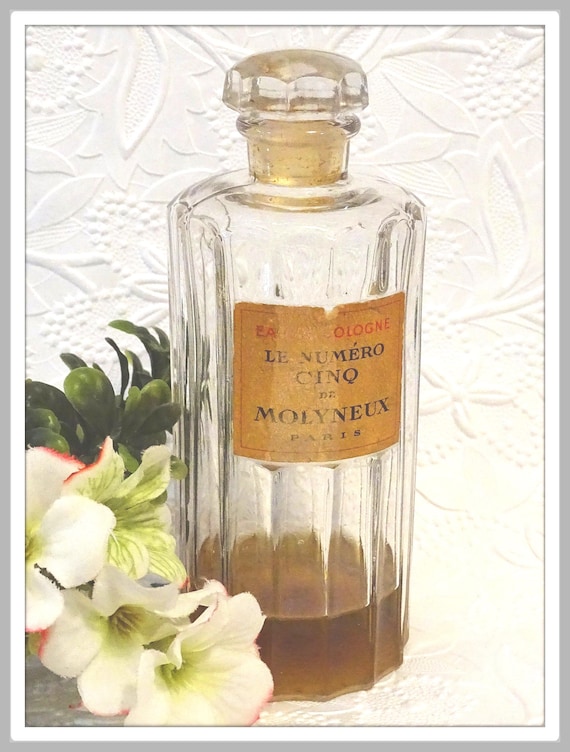 Vintage Le Numero Cinq Molyneux Perfume, French Perfume, 1925 Molyneux Perfume, No 5 Perfume, Vintage Perfume, Number Five Perfume