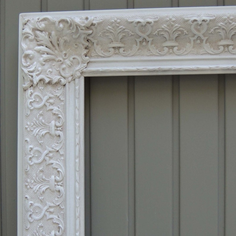 16x20 Ornate White Picture Frame Vintage Large Wedding Shabby Chic Cottage French Country Wall Gallery Decor