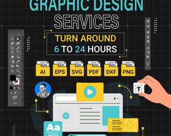 Custom Graphic Design Service: Logo, Poster, Web Design