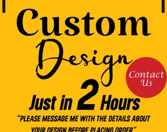 Custom Graphic Design Service, SVG, PNG, Vector Files (2 Hours)