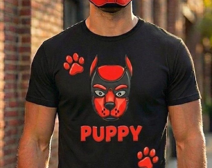 Puppy Play T-shirt. The Pup Play Graphic Tee.