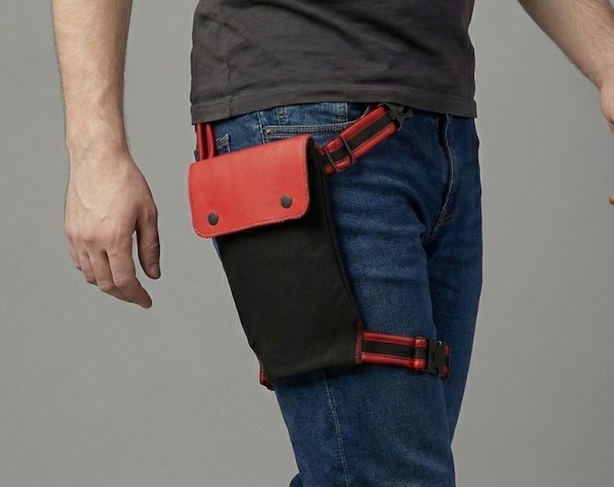 Mens Bag. The Maverick Drop-Leg Bag. Thigh Holster Bag