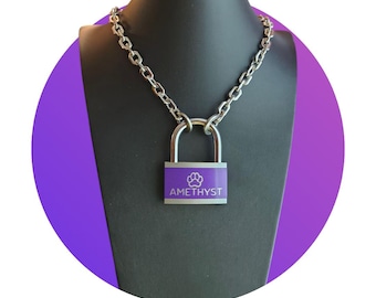 40mm Custom Puppy Play Padlock (Chain not included)
