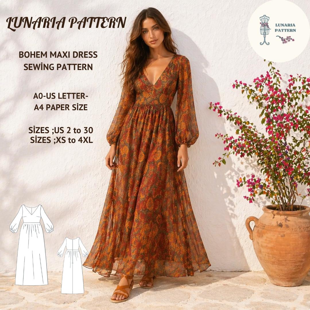 blue dress for baby girl Grecian Views Maxi Dress – Boho Lifestyle main image 1