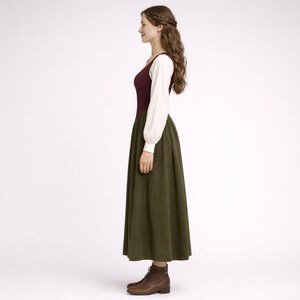 Renaissance Medieval Outfit Sewing Pattern Set: Blouse, Bodice, Skirt (PDF Pattern, XS-4XL) image 3