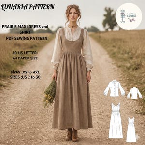 lining for linen dress A-line Linen Dress CHILOE in Natural Melange