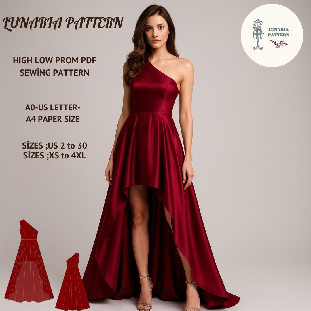 strapless open back dress Ombre Strapless High-Low Prom Dress by La Femme