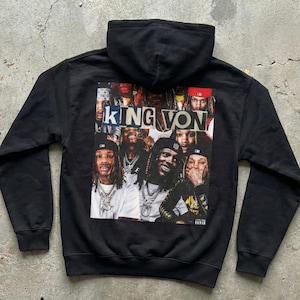 King Von Hoodie – O-Block Tribute, Urban Rap Pullover