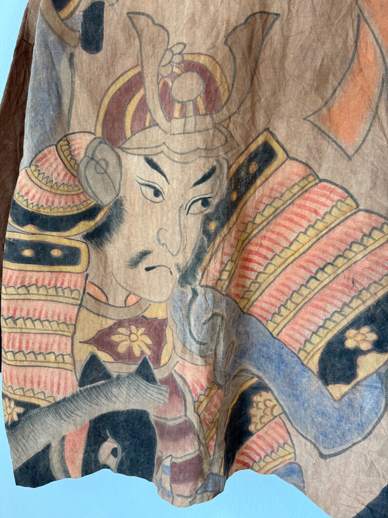 Koszula w stylu vintage w stylu japońskim, rzeźbiona, nowość, jedwabna marynarka z guzikami, Yohji Yamamoto Comme Des Garcons zdjęcie 8