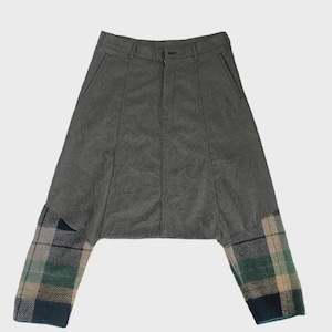 Vintage Comme Des Garcons Sarrouel Harem Pants - Custom Herringbone Design