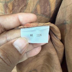 Koszula w stylu vintage w stylu japońskim, rzeźbiona, nowość, jedwabna marynarka z guzikami, Yohji Yamamoto Comme Des Garcons zdjęcie 7