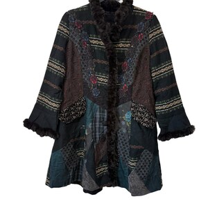 Vintage Japanese Brand Gothic Design Non Non Dorl Long Jacket Made in Japan, LGB, If Six Was Nine, Issey Miyake