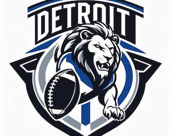 Detroit Lions Transparent PNG Vector Digital File I Cricut Crafting I Stickers PNG I Lions PNG Cricut I Mascot I Lions png file I Lions Grit