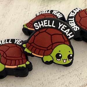 Turtle Silicone Focal Bead - Shell Yeah - Beaded Pen Supplies