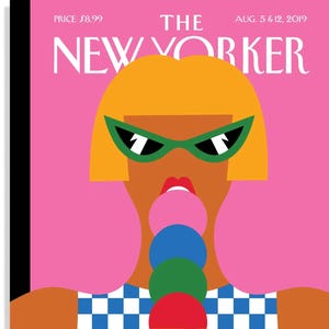 Original New Yorker Cover only, Aug 05 2019, “A Taste of Summer”