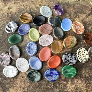Smooth Pocket Stone for Relaxation, Unique Handheld Gem, Perfect Gift for Mindful Moments, Collectible Crystal