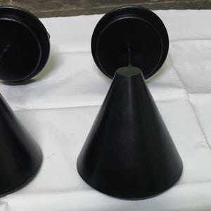 Pair of Italian Wall Sconce Black Midcentury Wall Lamp Bathroom Light Walll Light Fixture Handmade