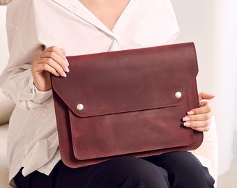 Carpeta de cuero personalizada para documentos, Carpeta de cuero para papel, Portadocumentos personalizado A4, Carpeta de cuero con monograma, Portadocumentos A3