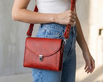 Small Leather Satchel, Women Leather Satchel, Leather Satchel Bag Women,Small Leather Crossbody,Leather Mini Satchel,Women Crossbody Satchel