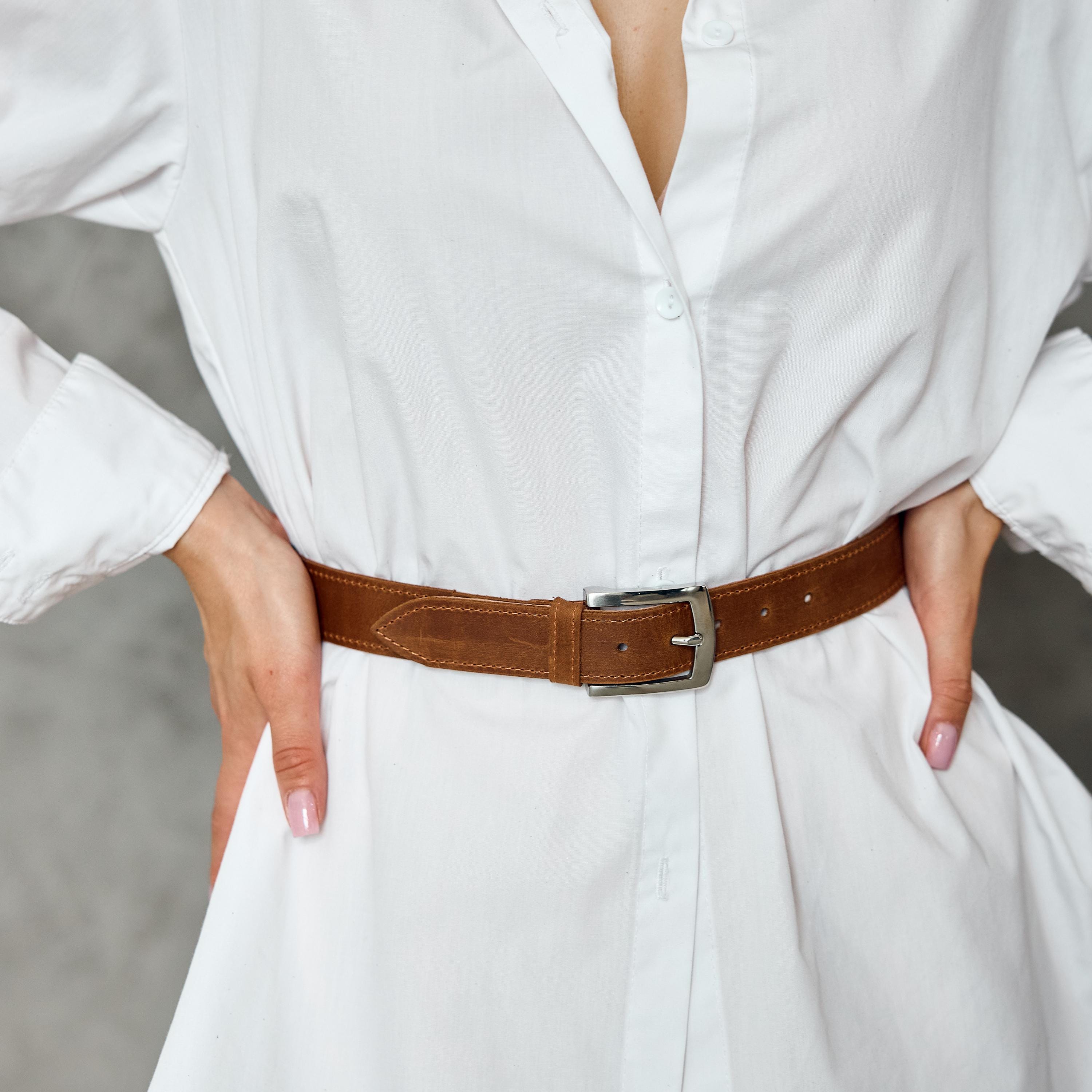 dress with high waisted belt Black Sleeveless Button Up Pleated Dress with Belt M main image 1