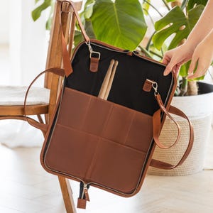 Personalized leather drumstick bag, Drumstick carrier case, Leather drumstick case, Custom drumstick bag, Leather drumstick purse