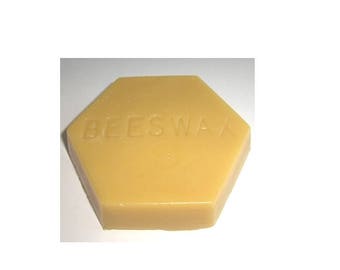 Pure natural BEESWAX great for melting, etc hexagon bees wax oz or lb beekeepers' choice USPS SHIPPING !