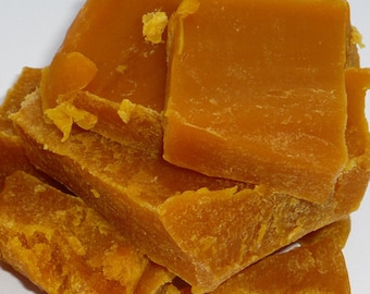 10 oz Raw Beeswax: Unfiltered, Natural Dark Bees wax