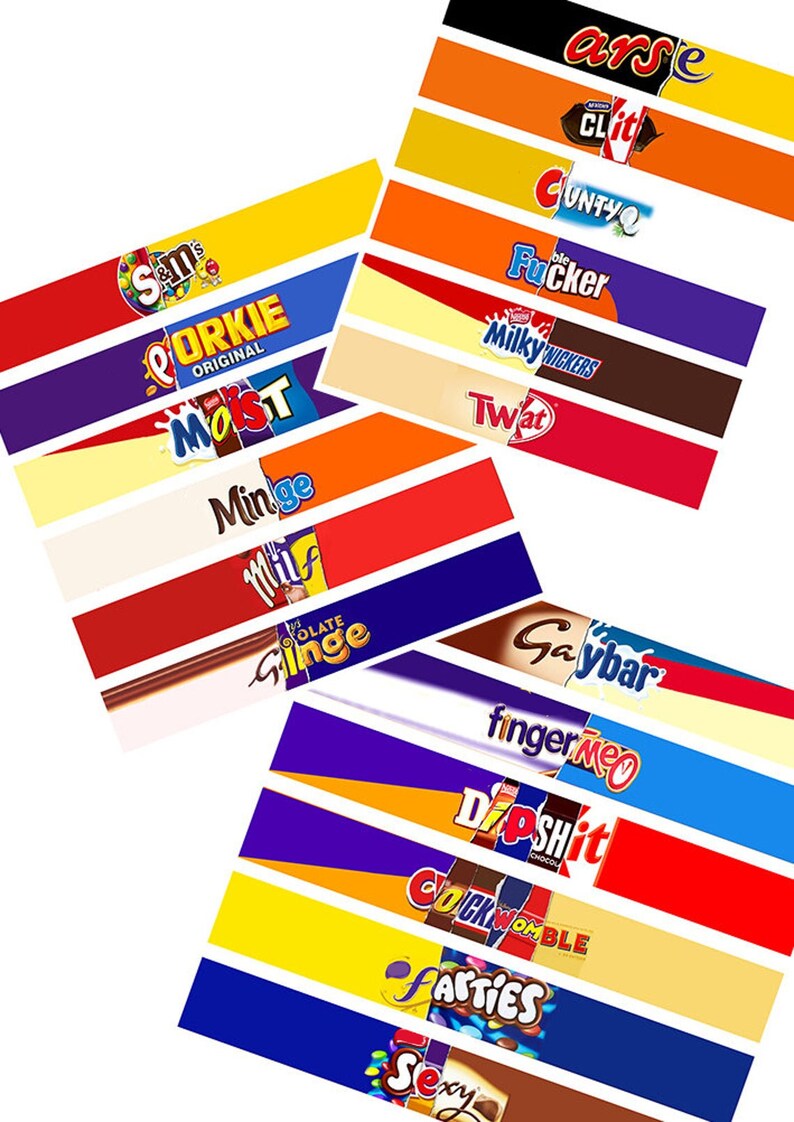 Printable KIT KAT Finger Size Printable Chocolate Bar Wrapper | Etsy