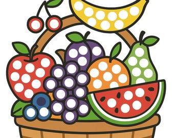 Fruits of the Spirit Dot Art | Christian Toddler Activity (Instant Download)