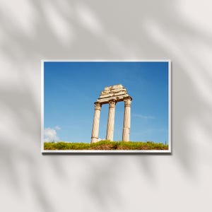 Ancient Ruins inside the Roman Forum - Ancient Rome - Rome, Italy  | Digital Art Download