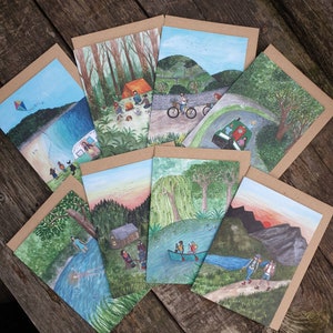 Mini Cards Bundle, Greeting Card Collection, Adventure Cards
