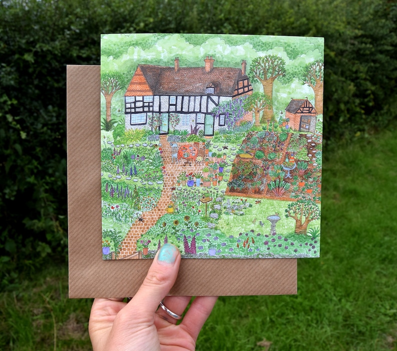 Greetings Card - Blank - Gardening - Folksy - View #8