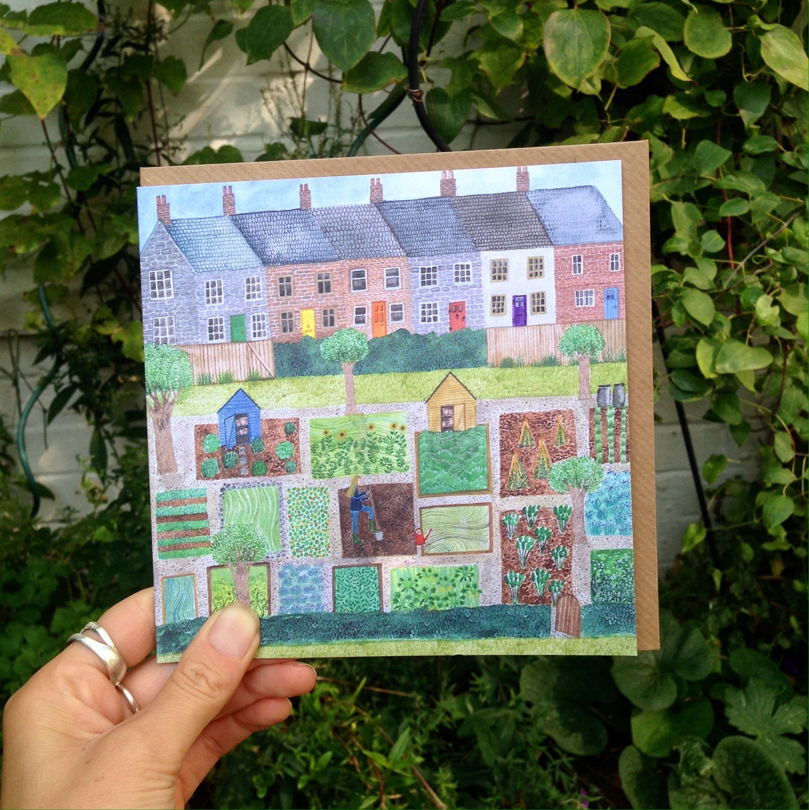 Vegetable Grower Greeting Card Gardener Gift Garden Lover Etsy UK